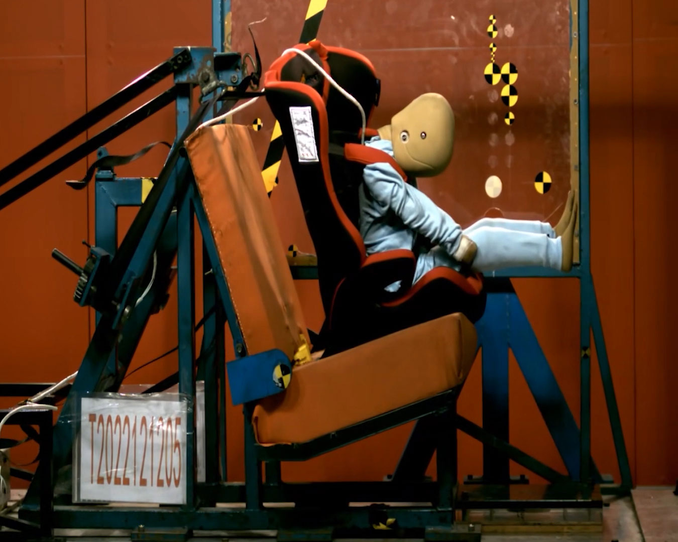 臺車碰撞測試觀測