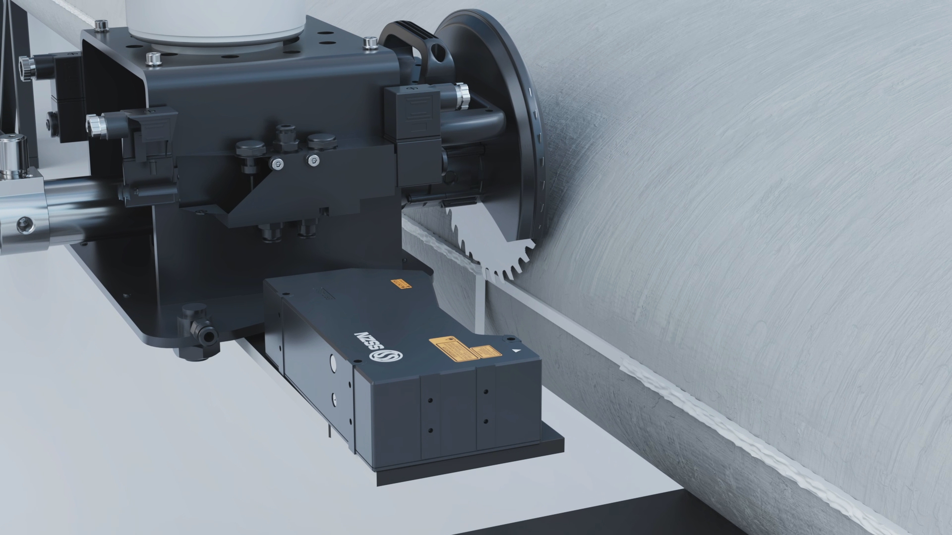 3D視覺引導智能機器人切割風力葉片